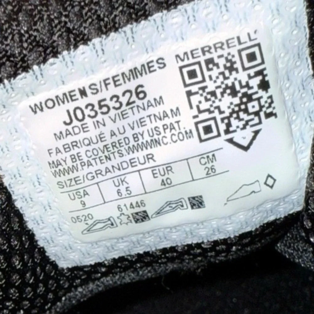 Merrell Siren Edge Q2 Waterproof Womens 9 Pre-Owned Hiking Shoes Grey‎ J035326